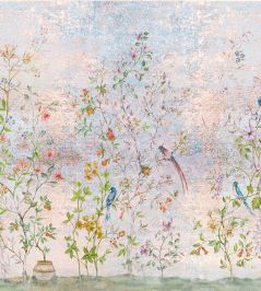 Tea Garden Mural by Coordonne Gold Tea Garden Mural by Coordonne Gold