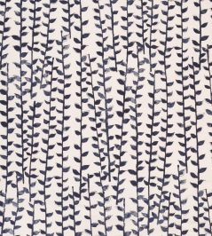 Tea Trail Fabric by Christopher Farr Cloth Dark Indigo Tea Trail Fabric by Christopher Farr Cloth Dark Indigo