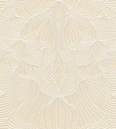 Techno Bee Embroidered Wallpaper by Moooi Ivory Techno Bee Embroidered Wallpaper by Moooi Ivory