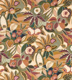 Tehuana Wallpaper by Casamance Kaki/Ocre Tehuana Wallpaper by Casamance Kaki/Ocre