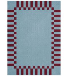 Tekla Frame Rug by Layered Mulberry Sky Tekla Frame Rug by Layered Mulberry Sky