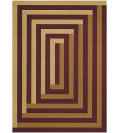 Tekla Labyrinth Rug by Layered Mulberry Sand Tekla Labyrinth Rug by Layered Mulberry Sand