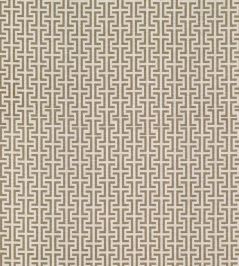 Temple Fabric by Schumacher Brown Temple Fabric by Schumacher Brown