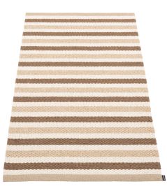 Teo Rug by Pappelina Brown/Beige/Vanilla Teo Rug by Pappelina Brown/Beige/Vanilla