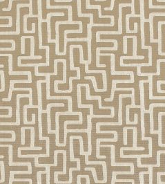 Terrace Lane Fabric by Thibaut Beige Terrace Lane Fabric by Thibaut Beige