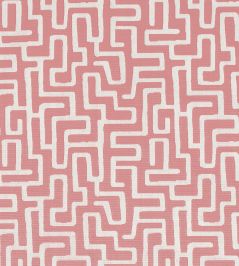 Terrace Lane Fabric by Thibaut Blush Terrace Lane Fabric by Thibaut Blush