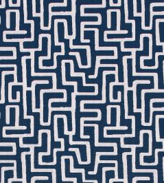 Terrace Lane Fabric by Thibaut Navy Terrace Lane Fabric by Thibaut Navy