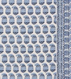 Terry Fabric by Schumacher Blue & Navy Terry Fabric by Schumacher Blue & Navy