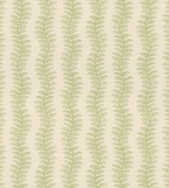 Tetbury Stripe Fabric by GP & J Baker Leaf Green Tetbury Stripe Fabric by GP & J Baker Leaf Green