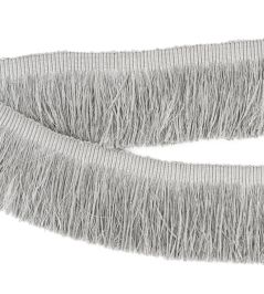 Textured Fringe Trimming by Villa Nova Chrome Textured Fringe Trimming by Villa Nova Chrome