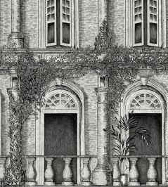 The Architecture Wallpaper by Brand McKenzie Architecture Grey The Architecture Wallpaper by Brand McKenzie Architecture Grey