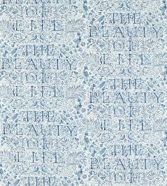 The Beauty of Life Fabric by Morris & Co Indigo The Beauty of Life Fabric by Morris & Co Indigo