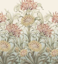 The Flower Ballet Mural by Casadeco Vert Feuille The Flower Ballet Mural by Casadeco Vert Feuille