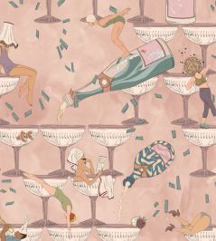 The Grand Pour Wallpaper by Brand McKenzie Vintage Petal The Grand Pour Wallpaper by Brand McKenzie Vintage Petal