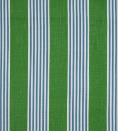 The Hudson Stripe Fabric by Christopher Farr Cloth Green The Hudson Stripe Fabric by Christopher Farr Cloth Green