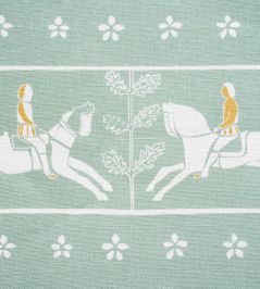 The Journeyman Fabric by Kate Medlicott Duck Egg The Journeyman Fabric by Kate Medlicott Duck Egg