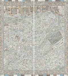 The Map Maxi Mural by Lewis & Wood Aqua Vita The Map Maxi Mural by Lewis & Wood Aqua Vita