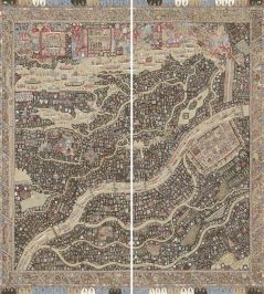 The Map Maxi Mural by Lewis & Wood Twilight The Map Maxi Mural by Lewis & Wood Twilight