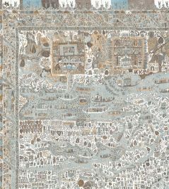 The Map Mini Mural by Lewis & Wood Aqua Vita The Map Mini Mural by Lewis & Wood Aqua Vita