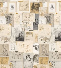 The Mood Board Wallpaper by MINDTHEGAP Taupe The Mood Board Wallpaper by MINDTHEGAP Taupe