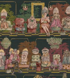 The Parlour Wallpaper by Brand McKenzie Dark Dye The Parlour Wallpaper by Brand McKenzie Dark Dye