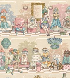 The Parlour Wallpaper by Brand McKenzie Vanilla Blush The Parlour Wallpaper by Brand McKenzie Vanilla Blush