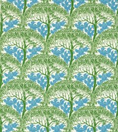 The Savaric Fabric by Morris & Co Garden Green The Savaric Fabric by Morris & Co Garden Green