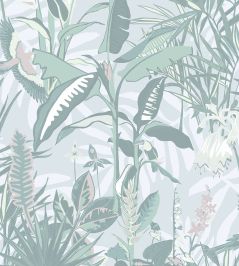The Tropics Wallpaper by Brand McKenzie Mint Green The Tropics Wallpaper by Brand McKenzie Mint Green