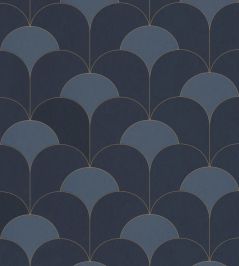 Theatre Wallpaper by Casadeco Bleu Orage Theatre Wallpaper by Casadeco Bleu Orage