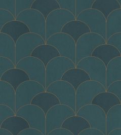 Theatre Wallpaper by Casadeco Vert Canopee Theatre Wallpaper by Casadeco Vert Canopee