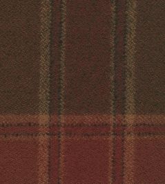 Callanish Check Fabric by The Isle Mill Chestnut Callanish Check Fabric by The Isle Mill Chestnut
