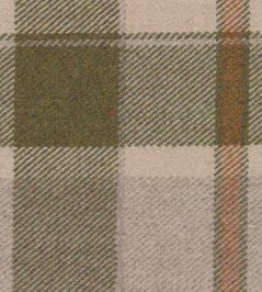 Callanish Plaid Fabric by The Isle Mill Stone Callanish Plaid Fabric by The Isle Mill Stone