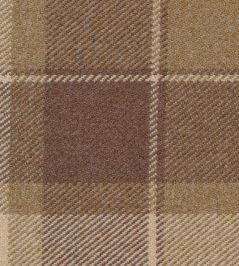 Callanish Plaid Fabric by The Isle Mill Cream Callanish Plaid Fabric by The Isle Mill Cream