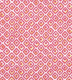 Indian Diamond Fabric by Thibaut Pink Indian Diamond Fabric by Thibaut Pink
