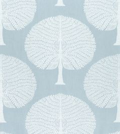Mulberry Tree Fabric by Thibaut Spa Blue Mulberry Tree Fabric by Thibaut Spa Blue