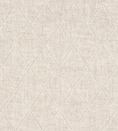 Claremont Trellis Fabric by Thibaut Ivory Claremont Trellis Fabric by Thibaut Ivory