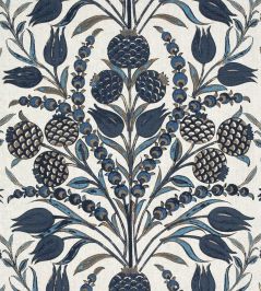 Corneila Fabric by Thibaut Navy Corneila Fabric by Thibaut Navy