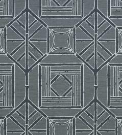 Shoji Fabric by Thibaut Grey Shoji Fabric by Thibaut Grey