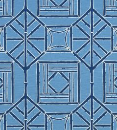 Shoji Fabric by Thibaut Blue and Navy Shoji Fabric by Thibaut Blue and Navy