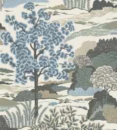 Daintree Wallpaper by Thibaut Aqua Daintree Wallpaper by Thibaut Aqua