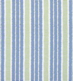 Topsail Stripe Fabric by Thibaut Royal and Green Apple Topsail Stripe Fabric by Thibaut Royal and Green Apple