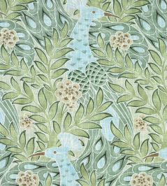 Desmond Fabric by Thibaut Aqua and Green Desmond Fabric by Thibaut Aqua and Green