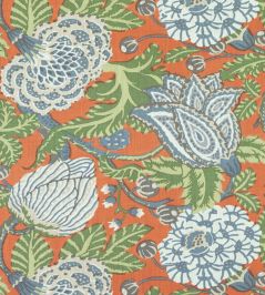 Mitford Fabric by Thibaut Orange Mitford Fabric by Thibaut Orange