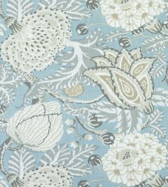 Mitford Fabric by Thibaut Aqua Mitford Fabric by Thibaut Aqua