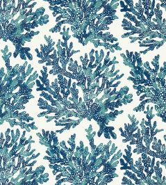 Marine Coral Wallpaper by Thibaut Navy Marine Coral Wallpaper by Thibaut Navy