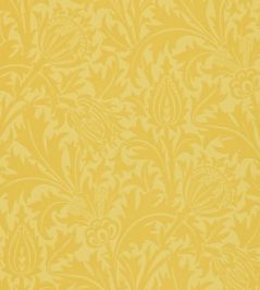 Thistle Wallpaper by Morris & Co Gold Thistle Wallpaper by Morris & Co Gold