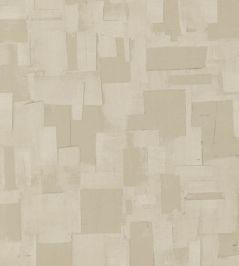 Cubist Wallpaper by Threads Parchment Cubist Wallpaper by Threads Parchment