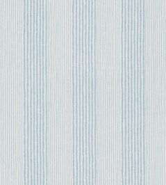 Ticking Fabric by Fermoie Light Blue Ticking Fabric by Fermoie Light Blue