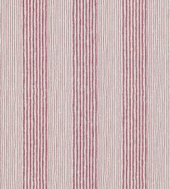 Ticking Fabric by Fermoie Raspberry Ticking Fabric by Fermoie Raspberry