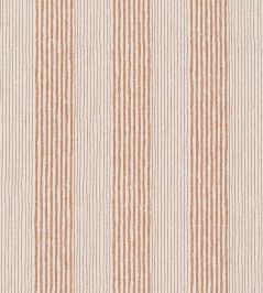 Ticking Fabric by Fermoie Orange Ticking Fabric by Fermoie Orange